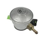 Détendeur quick on butane 28mb + tétine d. 20mm pour bouteille 6kg Détendeur quick on butane 28mb + tétine d. 20mm pour bouteille 6kg