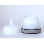 Diffuseur d'armes cramique en forme de vase avec lumire ambiante led