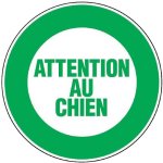 Disque �18 cm  attention chien