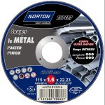 Disque  trononner mtal, inox diamtre 115mm