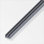 Double u 10x16x10mm aluminium brut 2m Double u 10x16x10mm aluminium brut 2m