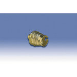 Douille �lectrique b22 � vis acier dor� debflex