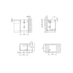 E - 60 vier 1 cuve inox poli