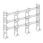 Echafaudage 49 de ma�on 70 m� top10x7