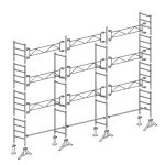 Echafaudage 49 de ma�on 80 m� top10x8