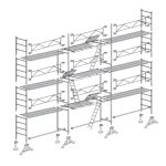 Echafaudage 49 de ma�on 80 m� top10x8c