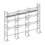 Echafaudage 49 de maon 80 m top10x8p