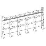 Échafaudage altrad 49 maçon 128 m² Échafaudage altrad 49 maçon 128 m²