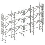 Echafaudage faadier 104 m gardes corps scurit ags104