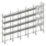 Echafaudage faadier 160 m lisses planchers alp160