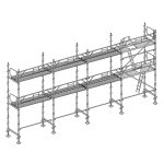Echafaudage faadier 78 m garde - corps planchers agp78