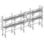 Echafaudage faadier 78 m garde - corps scurit planchers agsp78