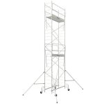 Echafaudage roulant junior 200 5m80 plancher
