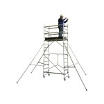 Echafaudage roulant t - one 155 pliant 0m70 plancher (2m70 travail)