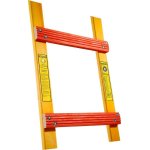 Echelle de toit bois - ecartement 33 cm - lg 5m00