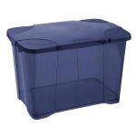 Eda plastique boite de rangement clipbox 60 l avec roulette - bleu couvercle avec charniere - 60 x 40 ... Eda plastique boite de rangement clipbox 60 l avec roulette - bleu couvercle avec charniere - 60 x 40 ...