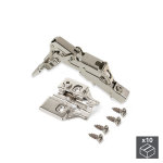 Emuca charni�re x91, d. 35 mm, droite pour montage en applique, fermeture amortie, ouverture 165�, avec ...