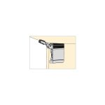 Emuca compas pour portes relevables, force 580 - 1250, acier et plastique, blanc Emuca compas pour portes relevables, force 580 - 1250, acier et plastique, blanc