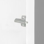 Emuca piston amortisseur pour porte  charnires, fermeture en douceur, plastique, gris, 10 ut.