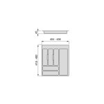 Emuca tapis antidérapant pour tiroirs de cuisine, plastique, blanc, 20 m Emuca tapis antidérapant pour tiroirs de cuisine, plastique, blanc, 20 m