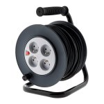 Enrouleur 4 prises ho5vv - f 3g1mm 25m + coupe - circuit - zenitech