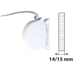 Enrouleur composite plastifi, h. 200 x l. 20 x p. 130 mm