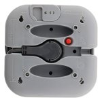Enrouleur domestique 3 prises 2p + t 16a + coupe - circuit + 2x usb - gris - zenitech Enrouleur domestique 3 prises 2p + t 16a + coupe - circuit + 2x usb - gris - zenitech