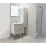 Ensemble caisson + vasque mixy - 60cm - blanc - mélaminé - livré en kit Ensemble caisson + vasque mixy - 60cm - blanc - mélaminé - livré en kit