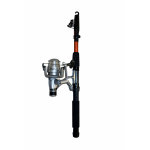 Ensemble canne t�l�scopique 2, 10 m + moulinet t2