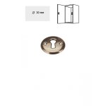 Entre de serrure de meuble acier en applique hettich