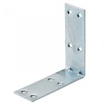 Équerre d'assemblage acier zingué hettich, l. 80 mm Équerre d'assemblage acier zingué hettich, l. 80 mm