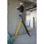 Escabeau aluminium  marches caillebotis mister t 3 marches