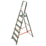 Escabeau m�nager 6 marches alumixte