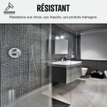 tanchit transparente douche salle de bain sur carrelage en kit - transparent - kit de 10m - arcane ...