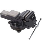 Etau en acier 125mm base tournante 360 kreator