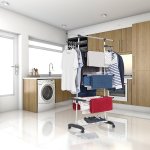 Etendoir  linge pliable ultima acier 25m