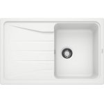 Evier � encastrer 45cm blanc avec siphon - 520880