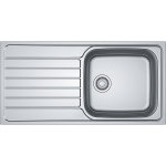 Evier  encastrer 60cm inox avec siphon - 006334