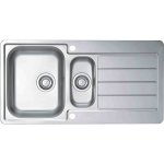 Evier inox line 1, 5 bac 1 gouttoir 98x50 toil