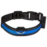 Eyenimal collier lumineux light collar usb rechargeable m - bleu - pour chien Eyenimal collier lumineux light collar usb rechargeable m - bleu - pour chien