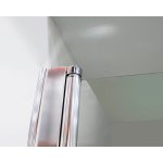 Façade frisco - portes battantes 90x194, 5cm - verre trempé g - finitions chromé Façade frisco - portes battantes 90x194, 5cm - verre trempé g - finitions chromé