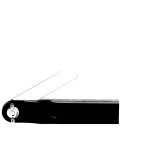 Fausse equerre de menuisier stanley h1225 a coulisse 200mm