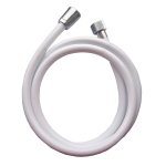 Flexible de douche pvc blanc 150 cm