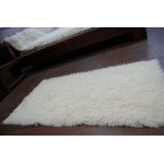 Flokati en laine - couvre - lit, plaid 70x160 cm