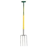 Fourche � b�cher douille 30 cm manche b�quille 90 cm