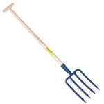 Fourche  bcher douille 4 dents 27 cm manche en t