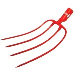 Fourche  fumier 4 dents 30 cm sans manche
