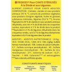 Friskies croquettes - a la dinde et aux legumes - pour chats sterilises - 7, 5 kg