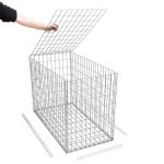Gabion en kit - 50 cm x 100 cm x 70 cm maille carre 100 mm x 100 mm (agrafes)