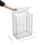 Gabion en kit - 50 cm x 30 cm x 70 cm maille carre 100 mm x 100 mm (agrafes)